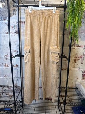 wild fable Beige Wide-Leg Cargo Pants